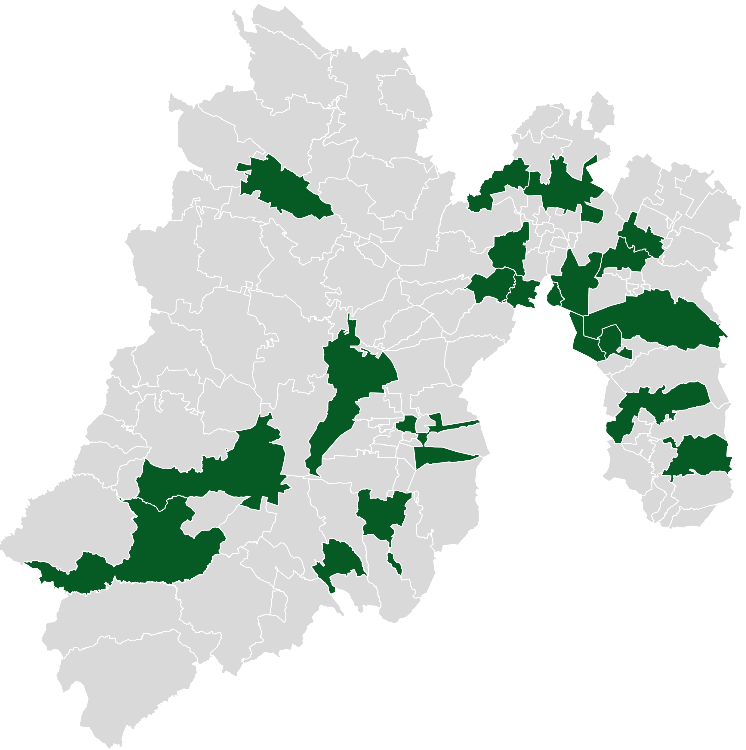 Mapa institucional representativo
